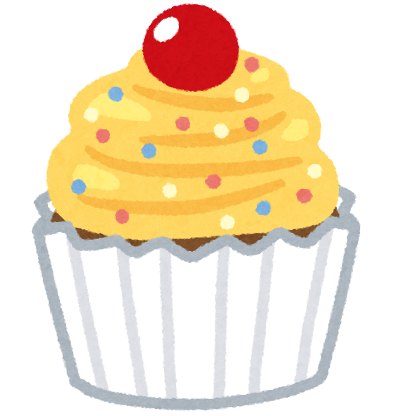 かわいい カップ ケーキ イラスト - KibrisPDR