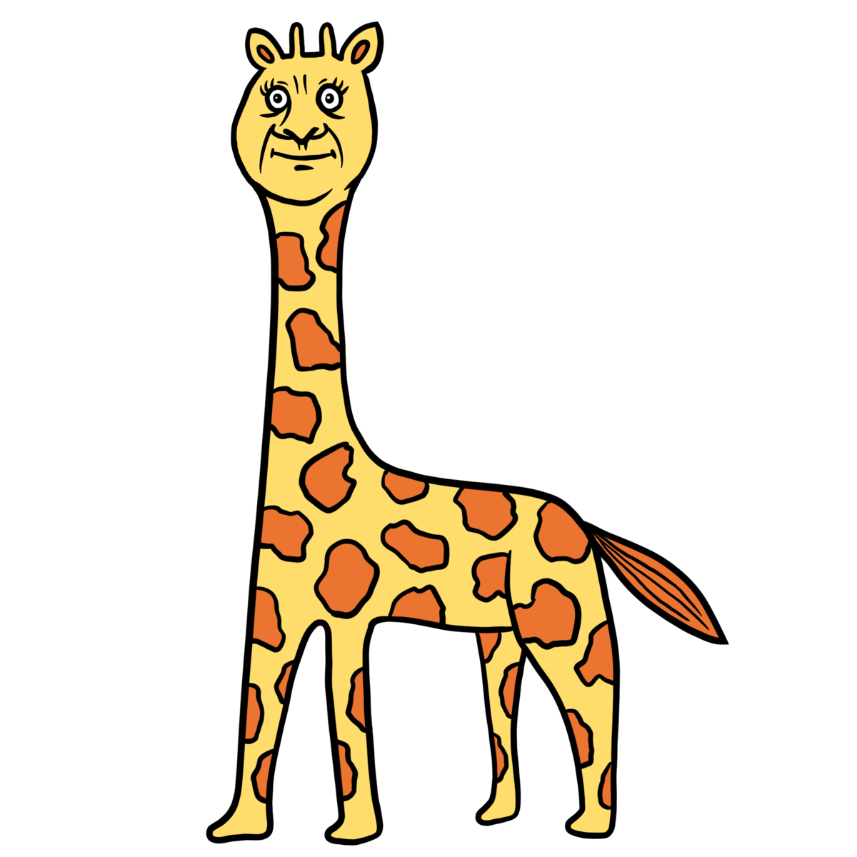 かわいい キリン イラスト詳細 7位
