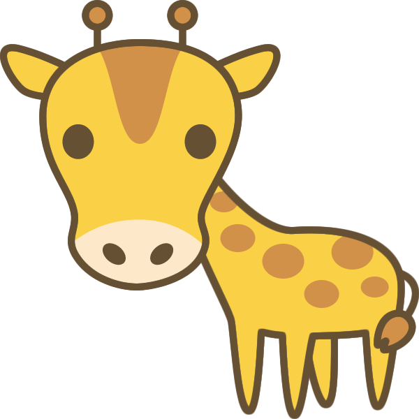かわいい キリン イラスト詳細 8位