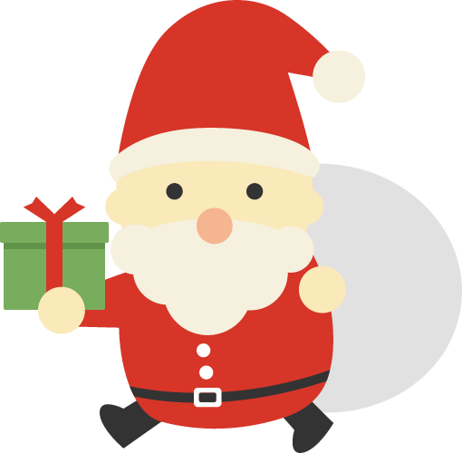 かわいい クリスマス サンタ イラスト詳細 2位