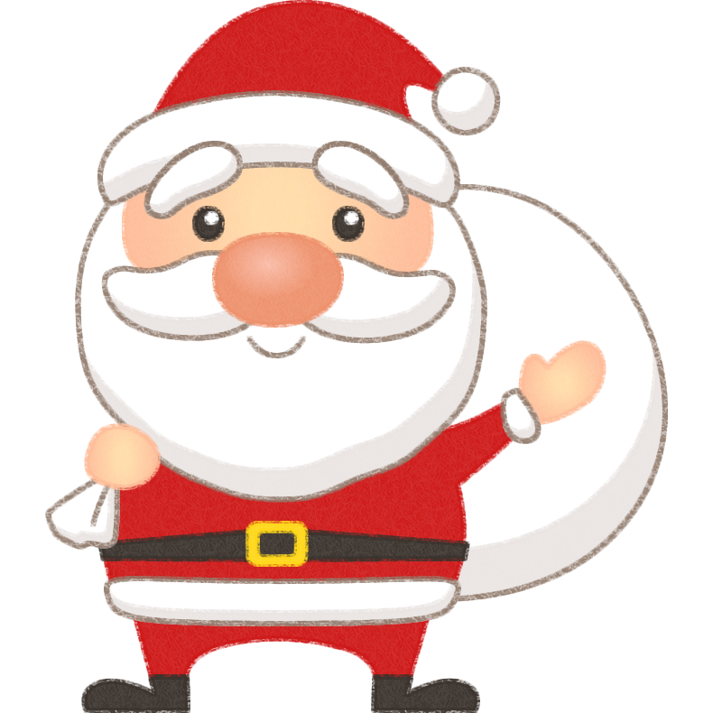 かわいい クリスマス サンタ イラスト詳細 4位