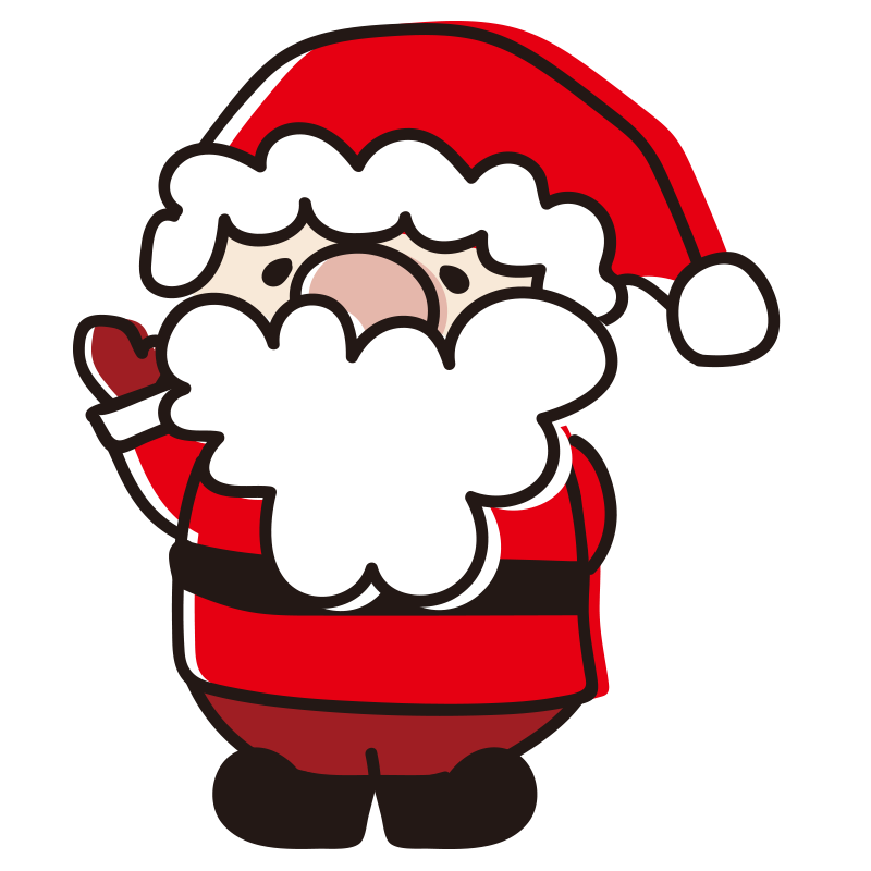 かわいい クリスマス サンタ イラスト詳細 6位