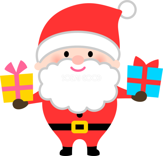 かわいい クリスマス サンタ イラスト詳細 8位