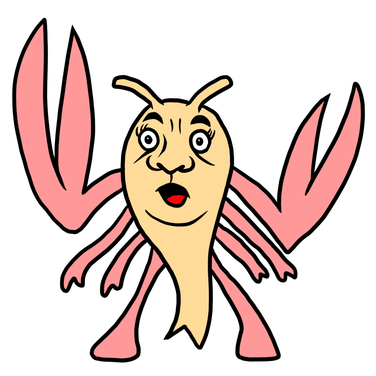 かわいい ザリガニ イラスト詳細 7位