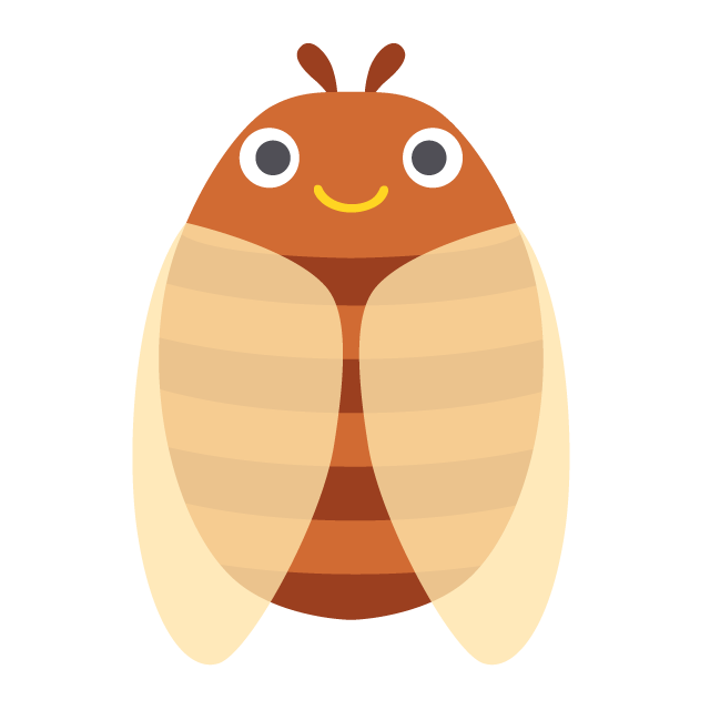 かわいい セミ イラスト詳細 8位