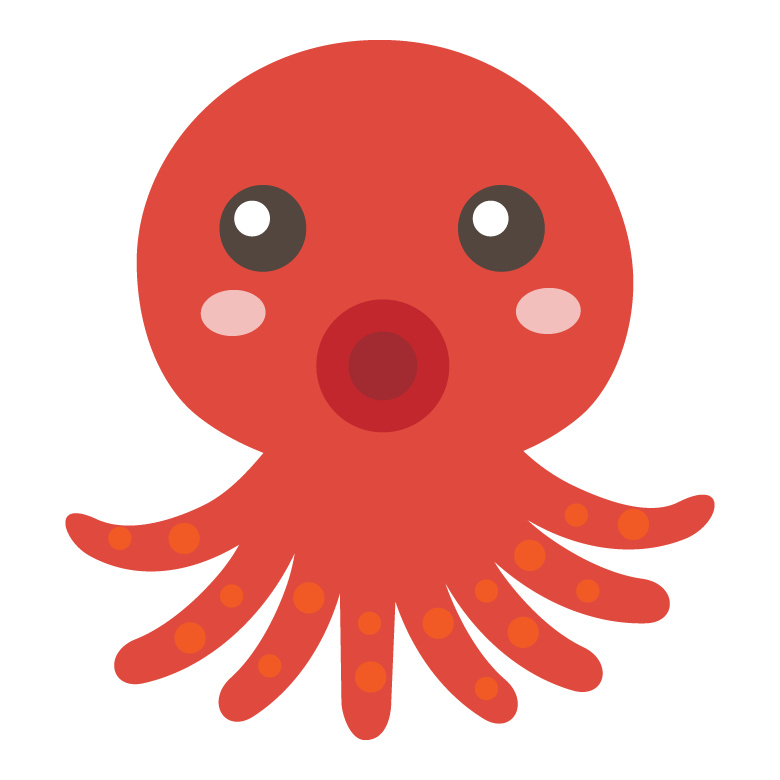 かわいい タコ の 絵詳細 7位