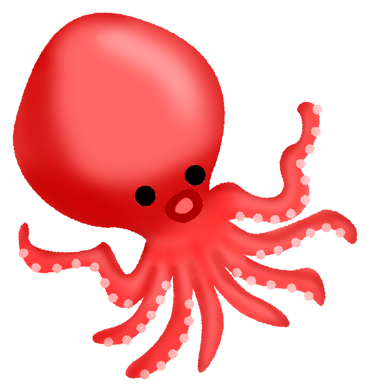 かわいい タコ の 絵詳細 10位