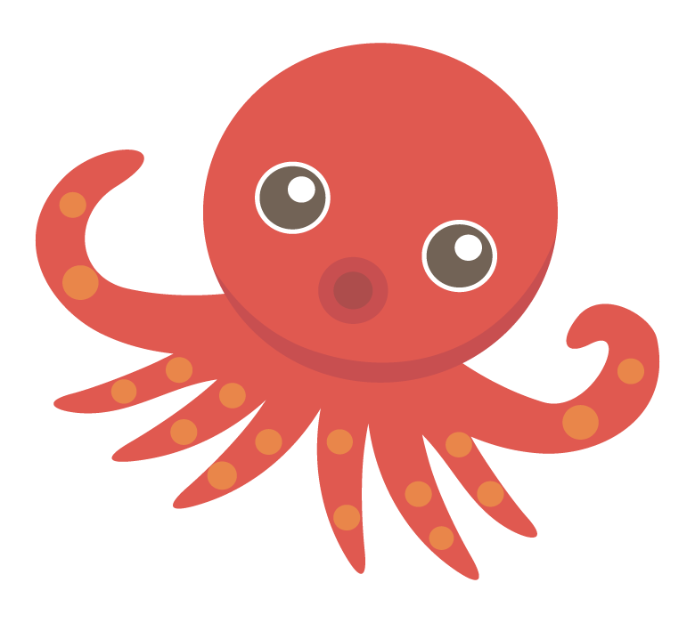かわいい タコ イラスト詳細 9位