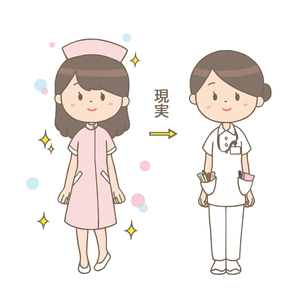 かわいい ナース イラスト詳細 6位
