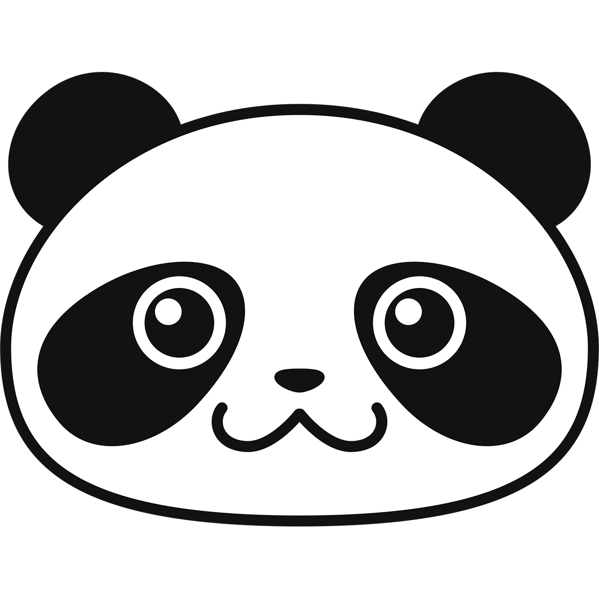 かわいい パンダ イラスト詳細 10位