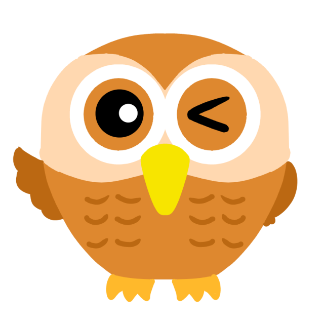 かわいい フクロウ イラスト詳細 6位