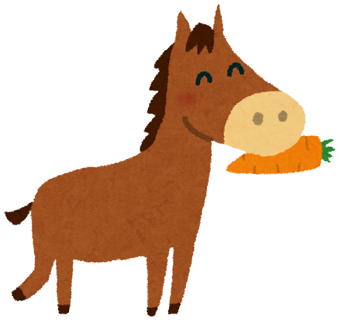 かわいい フリー 馬 イラスト詳細 2位