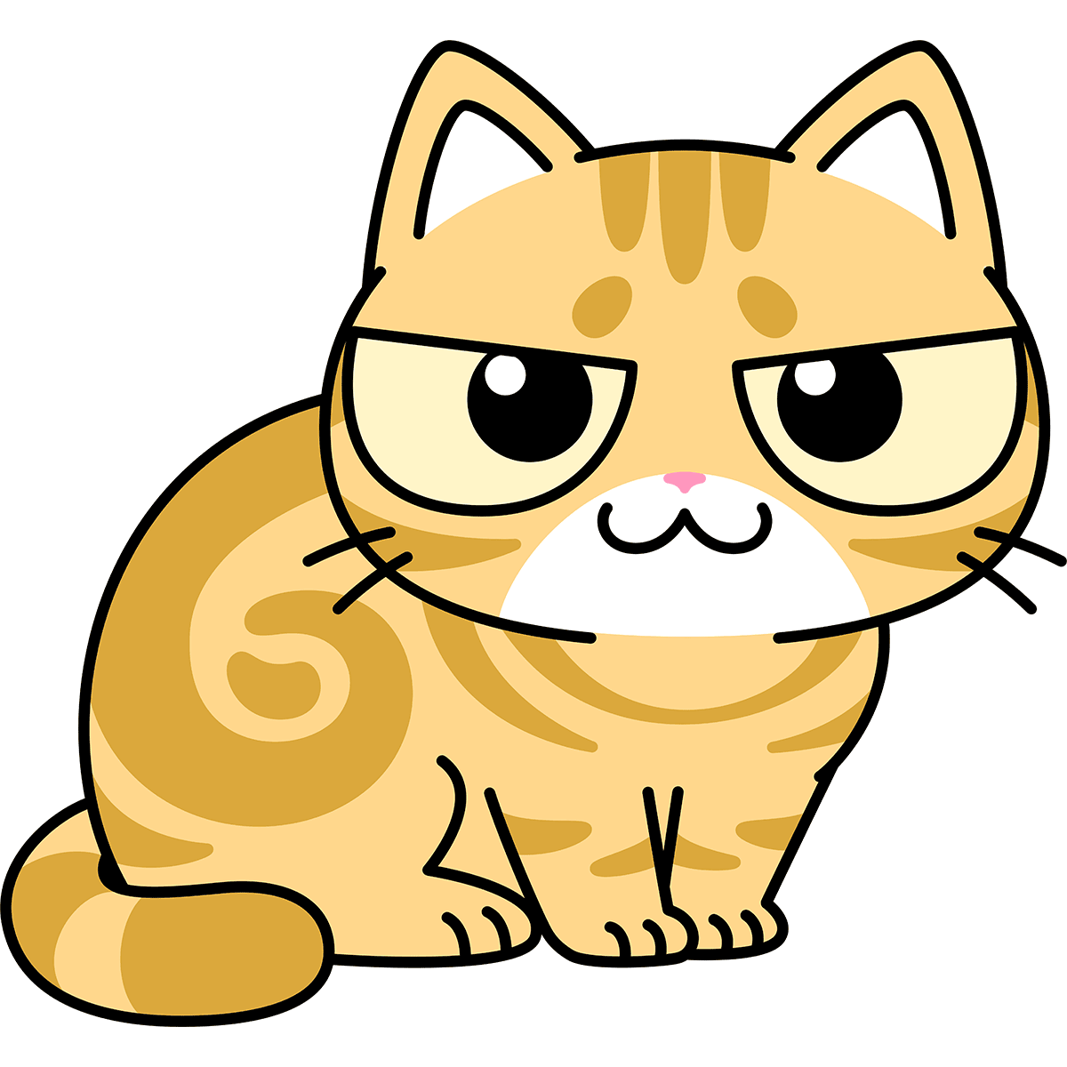 かわいい 可愛い 猫 イラスト詳細 9位