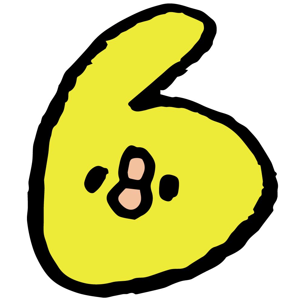 かわいい 数字 イラスト詳細 6位