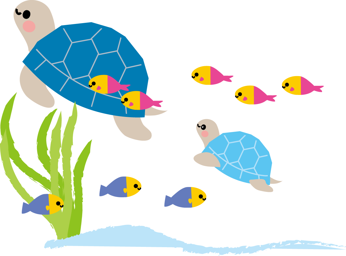 かわいい 海 の 生き物 イラスト詳細 4位