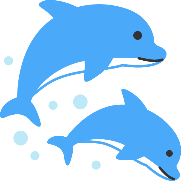 かわいい 海 イルカ イラスト詳細 8位