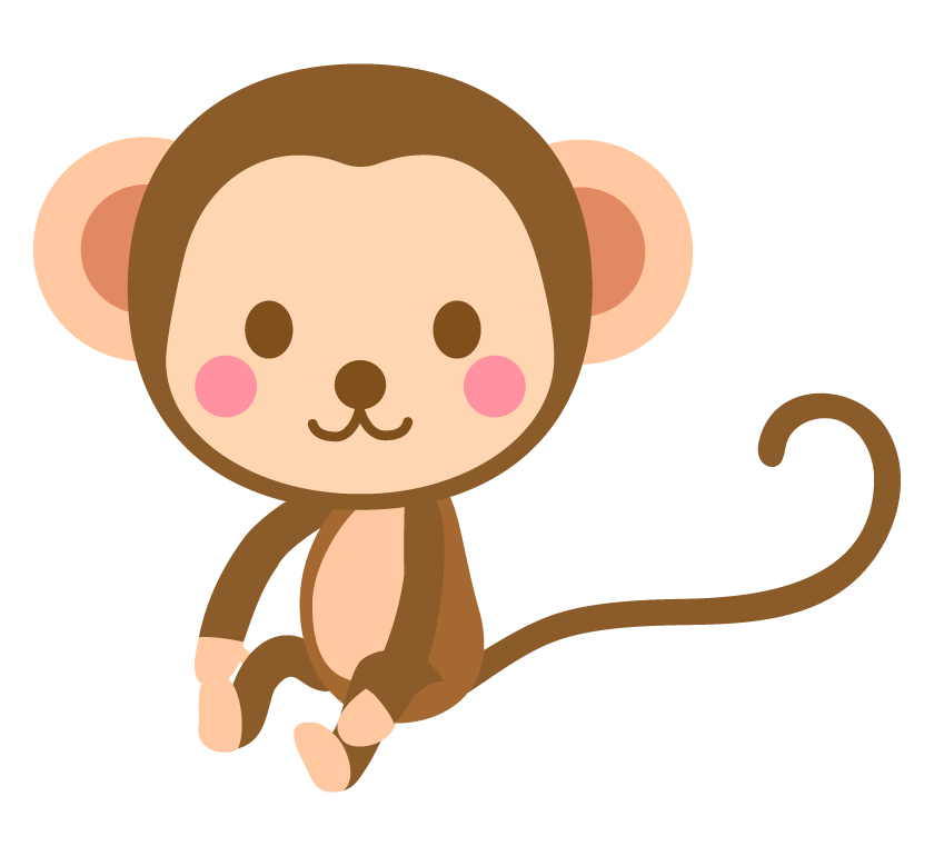 かわいい 猿 イラスト - KibrisPDR