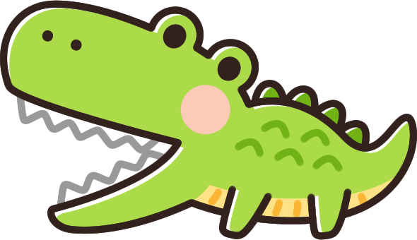 かわいい 簡単 ワニ イラスト - KibrisPDR