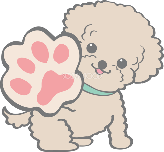 かわいい 肉 球 イラスト詳細 6位