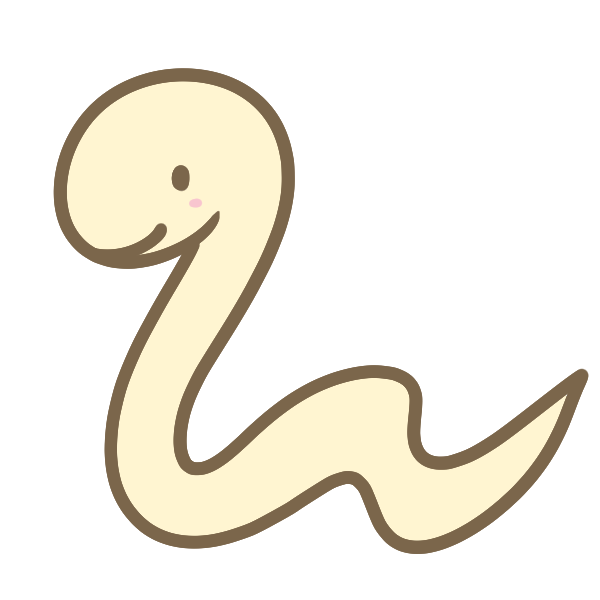かわいい 蛇 イラスト詳細 8位