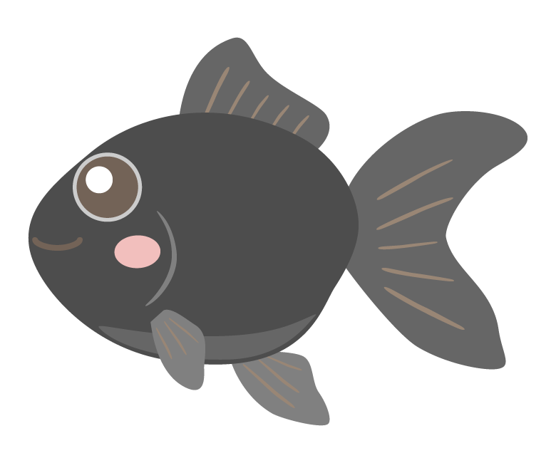 かわいい 金魚 イラスト詳細 8位