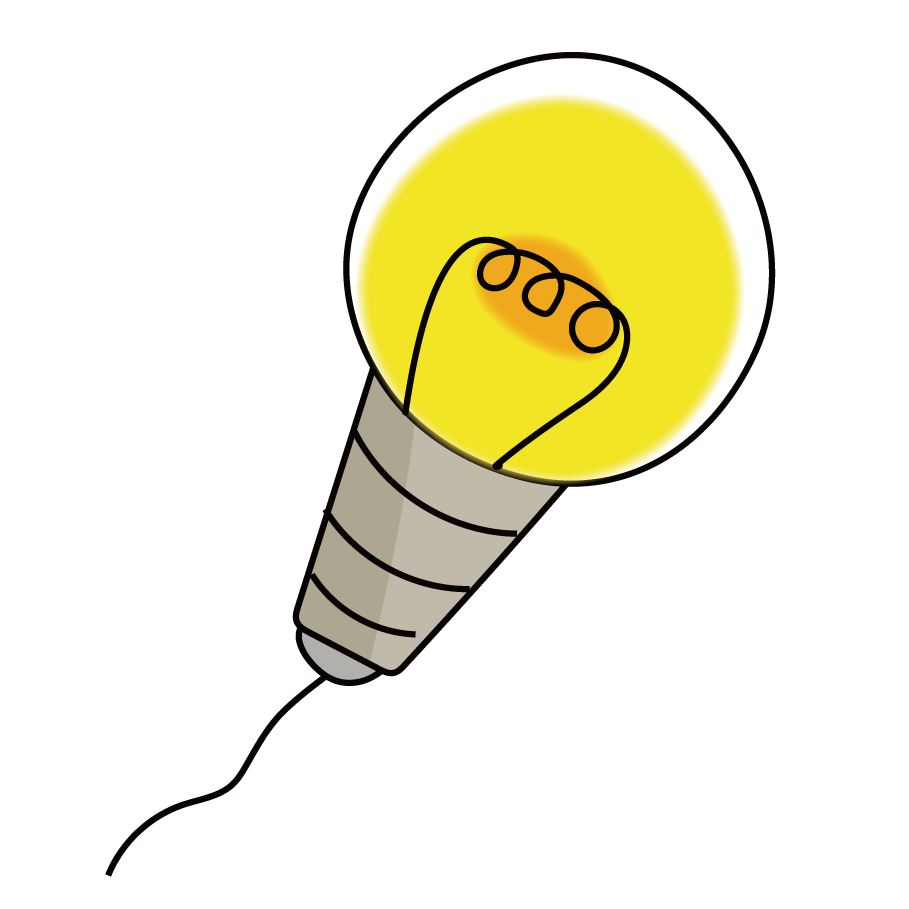 かわいい 電球 イラスト - KibrisPDR