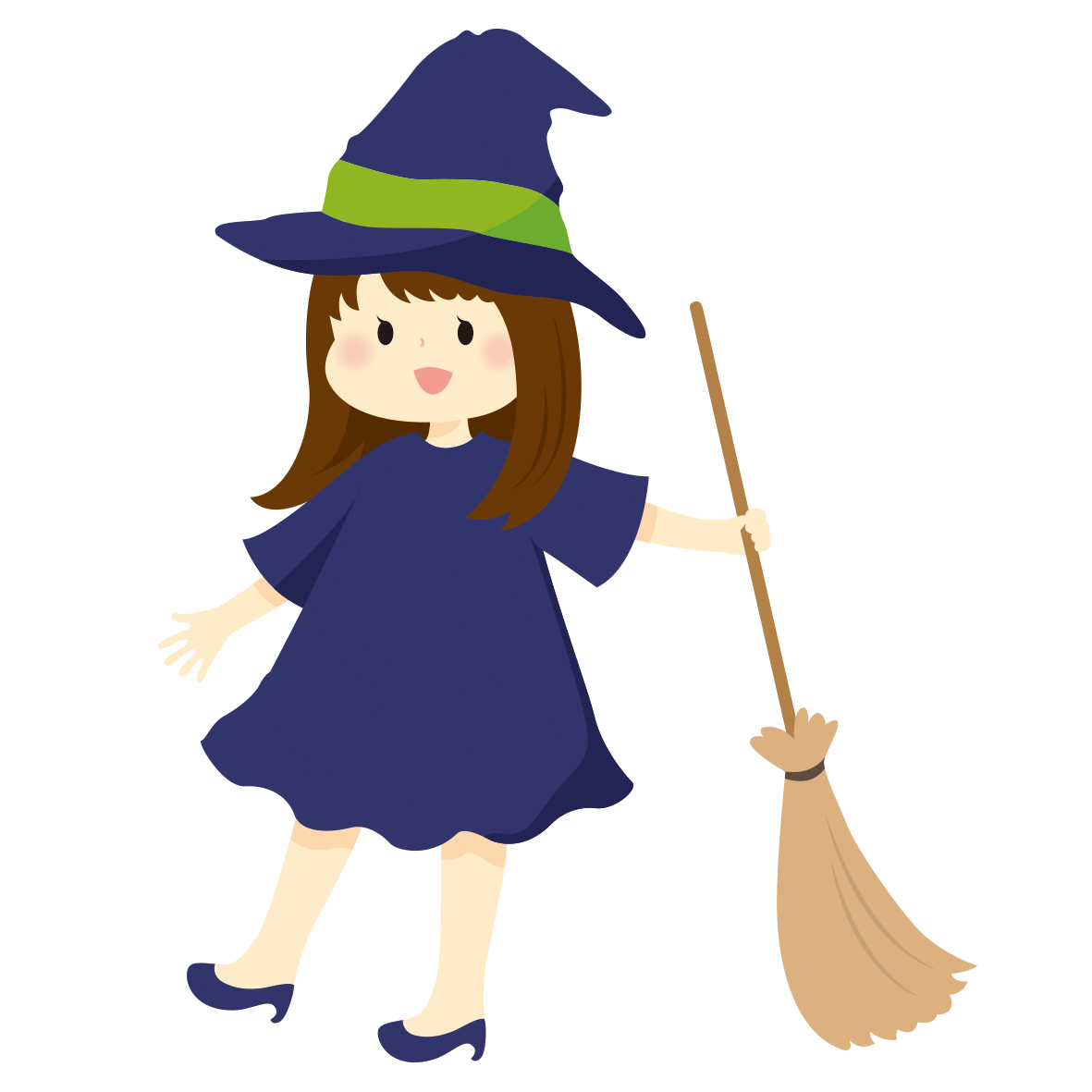 かわいい 魔女 イラスト詳細 6位