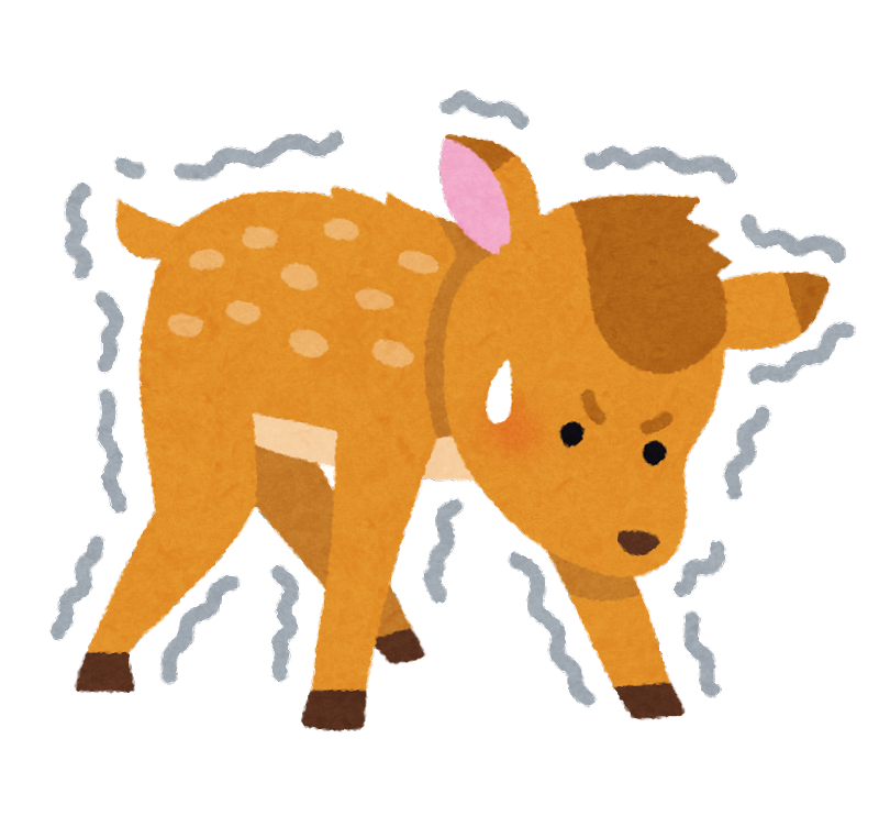 かわいい 鹿 イラスト詳細 10位