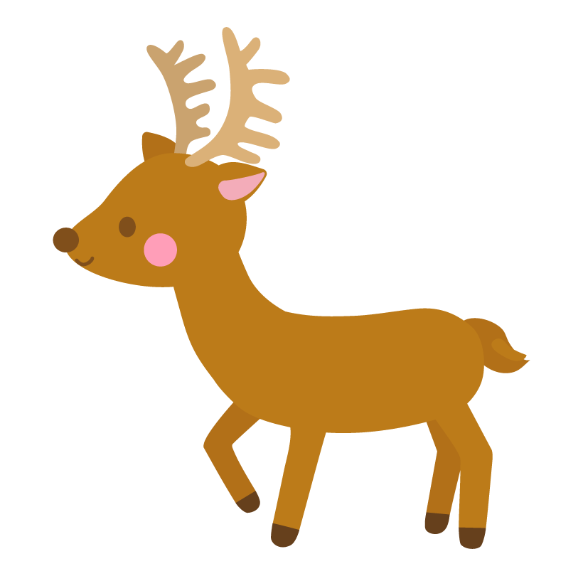 かわいい 鹿 イラスト詳細 2位