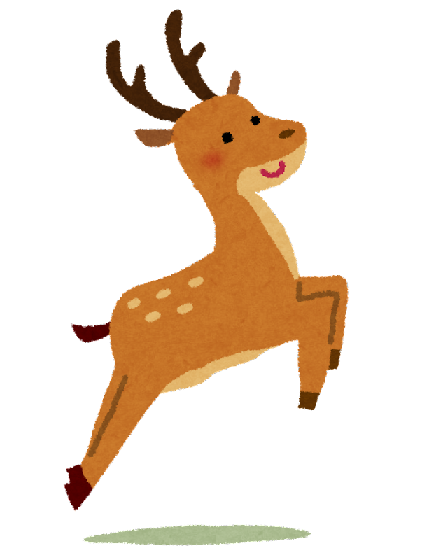 かわいい 鹿 イラスト詳細 3位