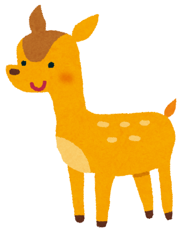 かわいい 鹿 イラスト詳細 5位