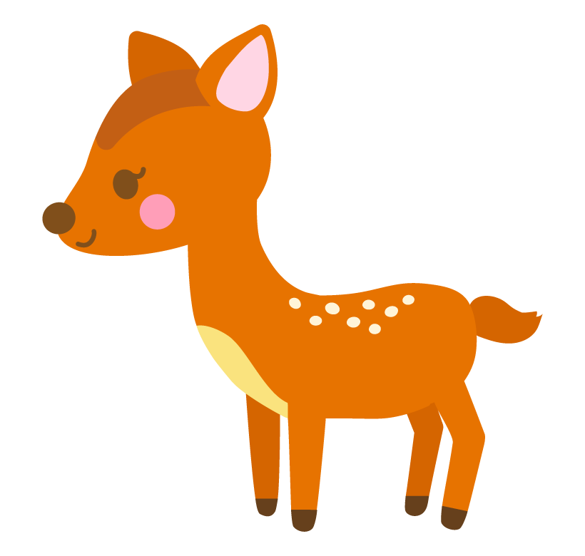 かわいい 鹿 イラスト詳細 6位