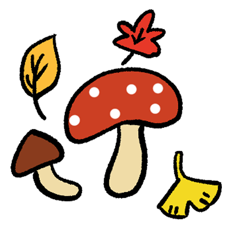 きのこ イラスト 手書き詳細 11位
