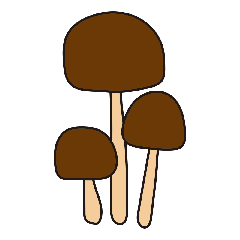 きのこ イラスト 手書き詳細 7位