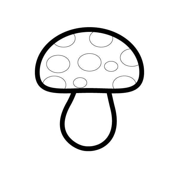 きのこ イラスト 手書き詳細 8位