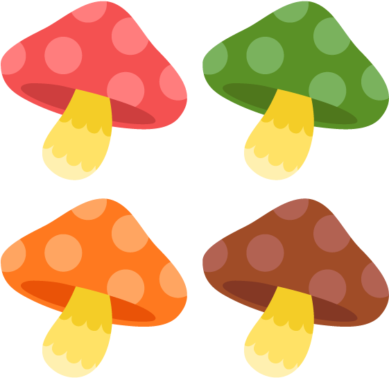 きのこ 可愛い イラスト詳細 9位