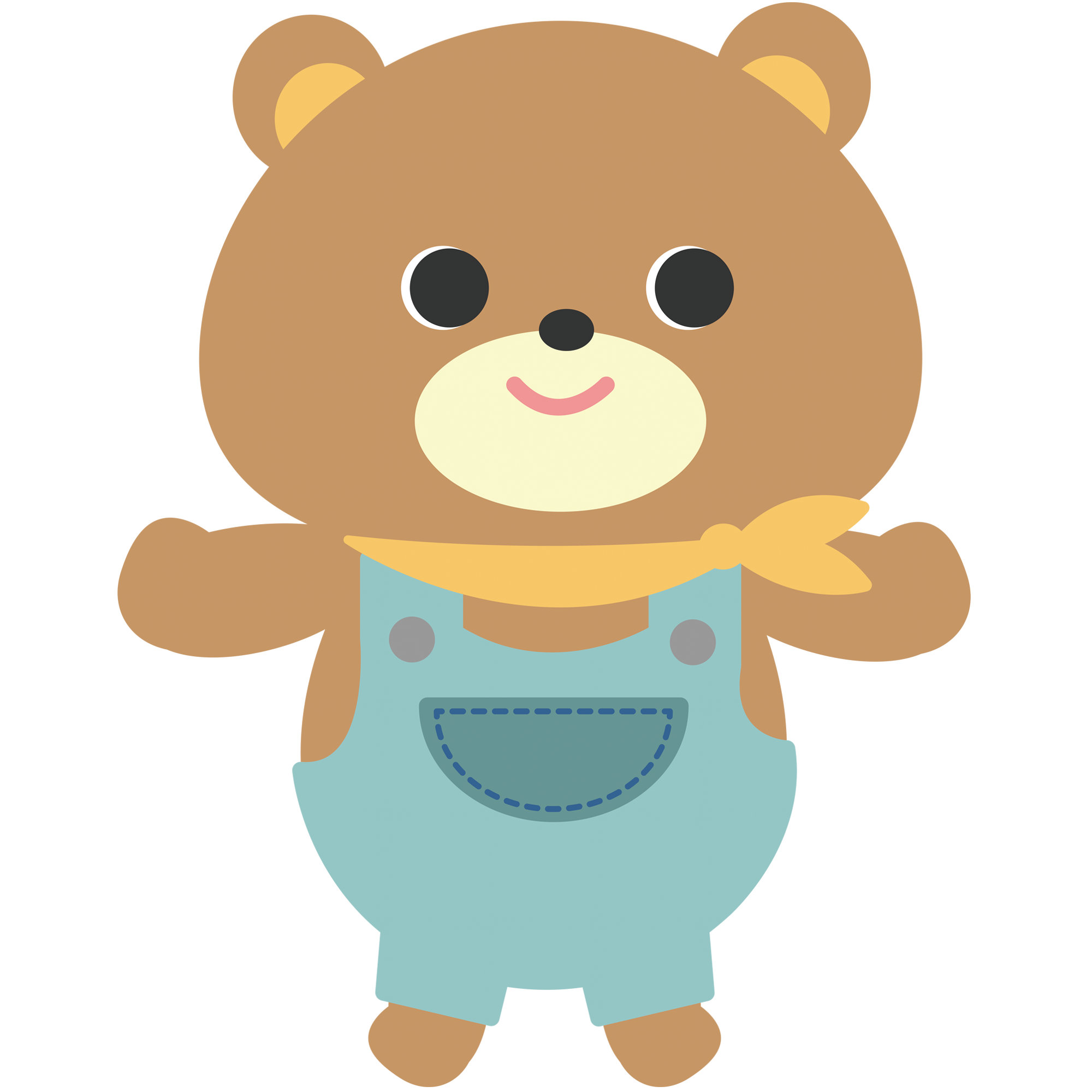くま かわいい イラスト詳細 2位