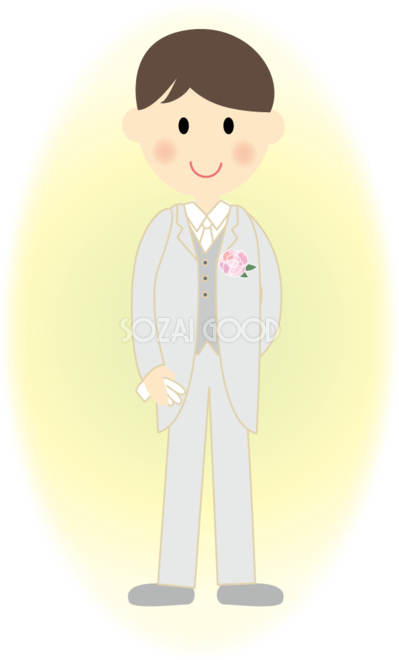 新郎 イラスト おしゃれ詳細 7位