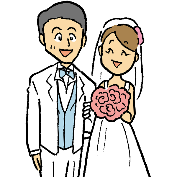 新郎 新婦 イラスト詳細 11位