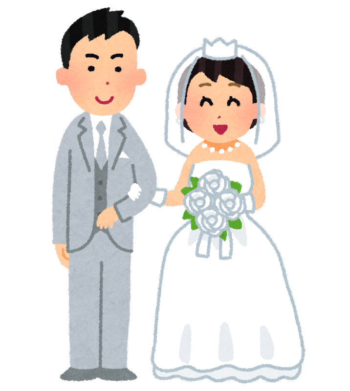 新郎 新婦 イラスト かわいい詳細 4位