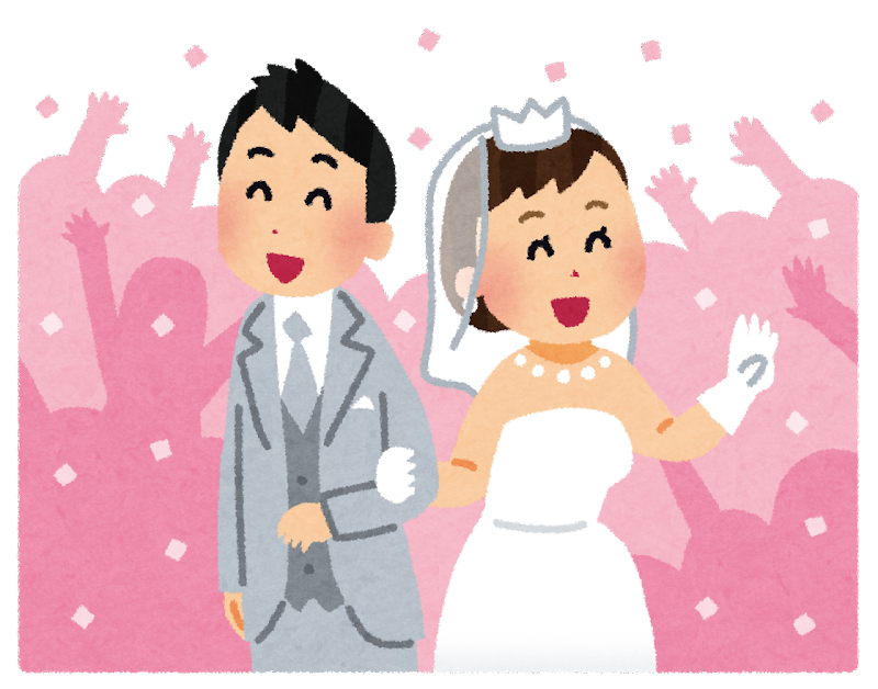 新郎 新婦 イラスト かわいい詳細 6位