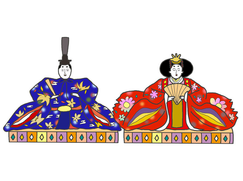 日本 人形 イラスト詳細 10位
