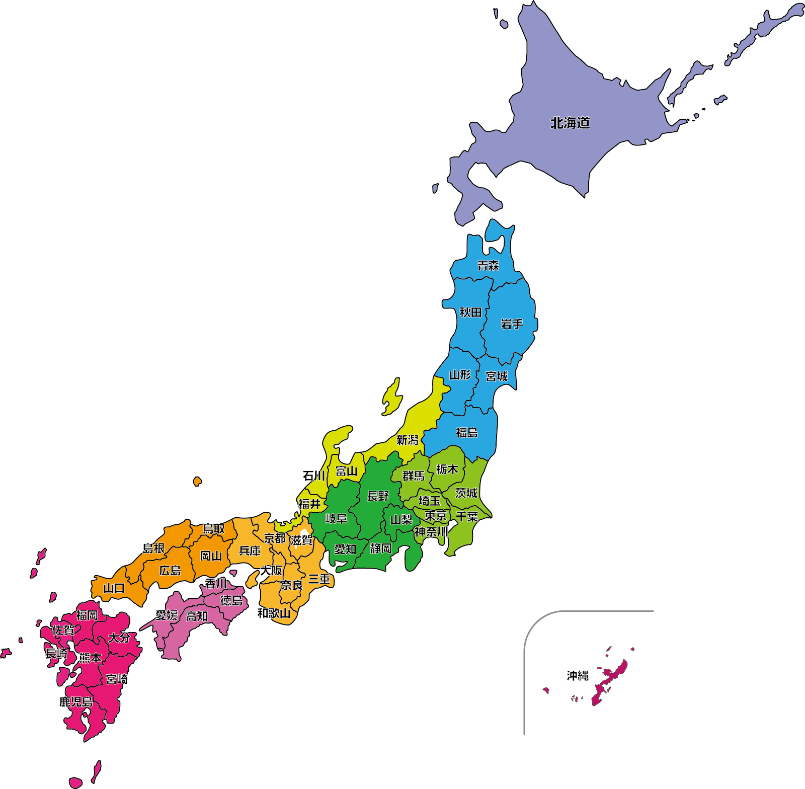 日本 地図 イラスト 無料詳細 2位