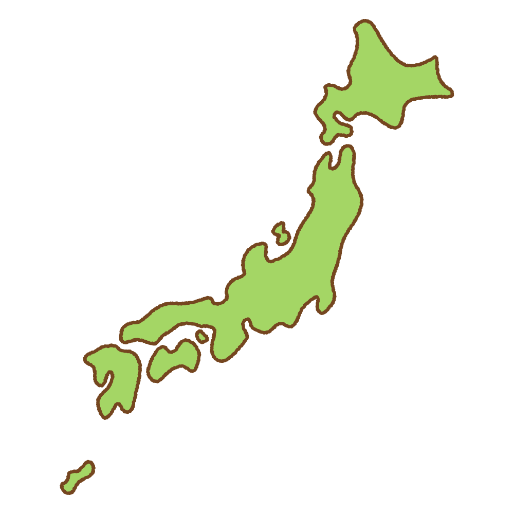 日本 地図 イラスト 無料詳細 7位
