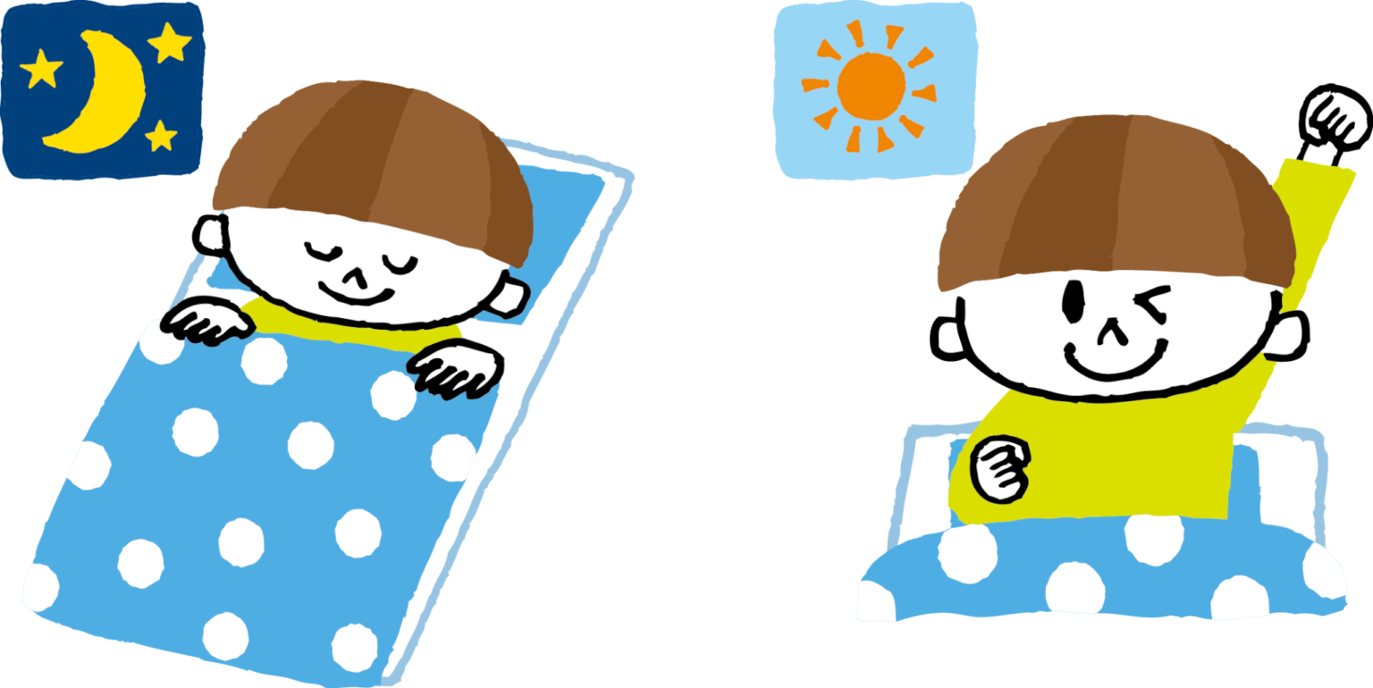 早寝 早起き イラスト詳細 9位