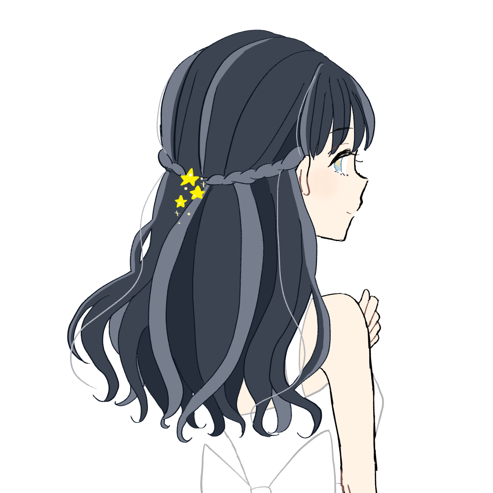 星 女の子 イラスト詳細 6位
