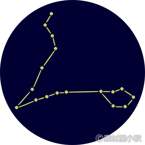 星座 イラスト 簡単詳細 6位