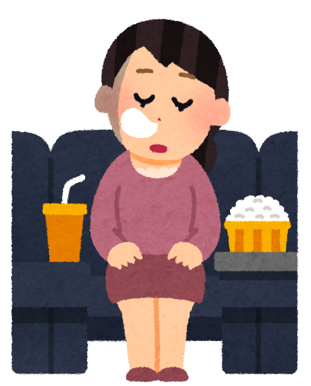 映画 を 見 て いる イラスト詳細 9位