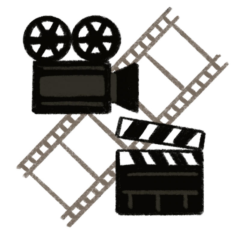 映画 フィルム イラスト詳細 4位