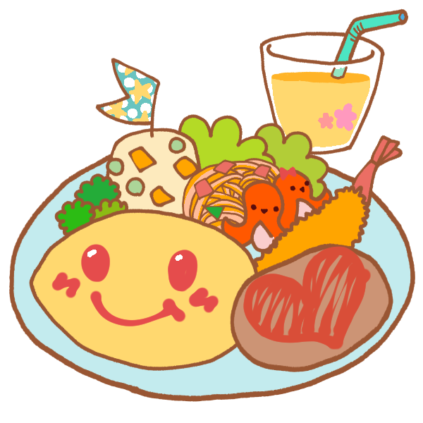 昼 ごはん イラスト詳細 14位